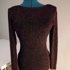 Plum Sparkly Dress